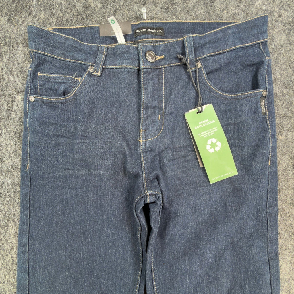 Silver Jeans Co. Nathan Skinny Jeans Boys Size 12 Dark Blue Stretch NWT - take2supply