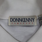 Donnkenny Classics Polo Shirt Womens M Vintage 90s White Embroidered Cat NWT - take2supply