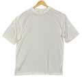 IRVINE PARK Men's White Vertical Stripe Crew Neck T Shirt XL - take2supply
