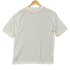 IRVINE PARK Men's White Vertical Stripe Crew Neck T Shirt XL - take2supply