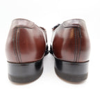 Nunn Bush Bristol Moc Toe Derby Shoes Mens 10 D Vintage Mahogany Leather 0704 - take2supply