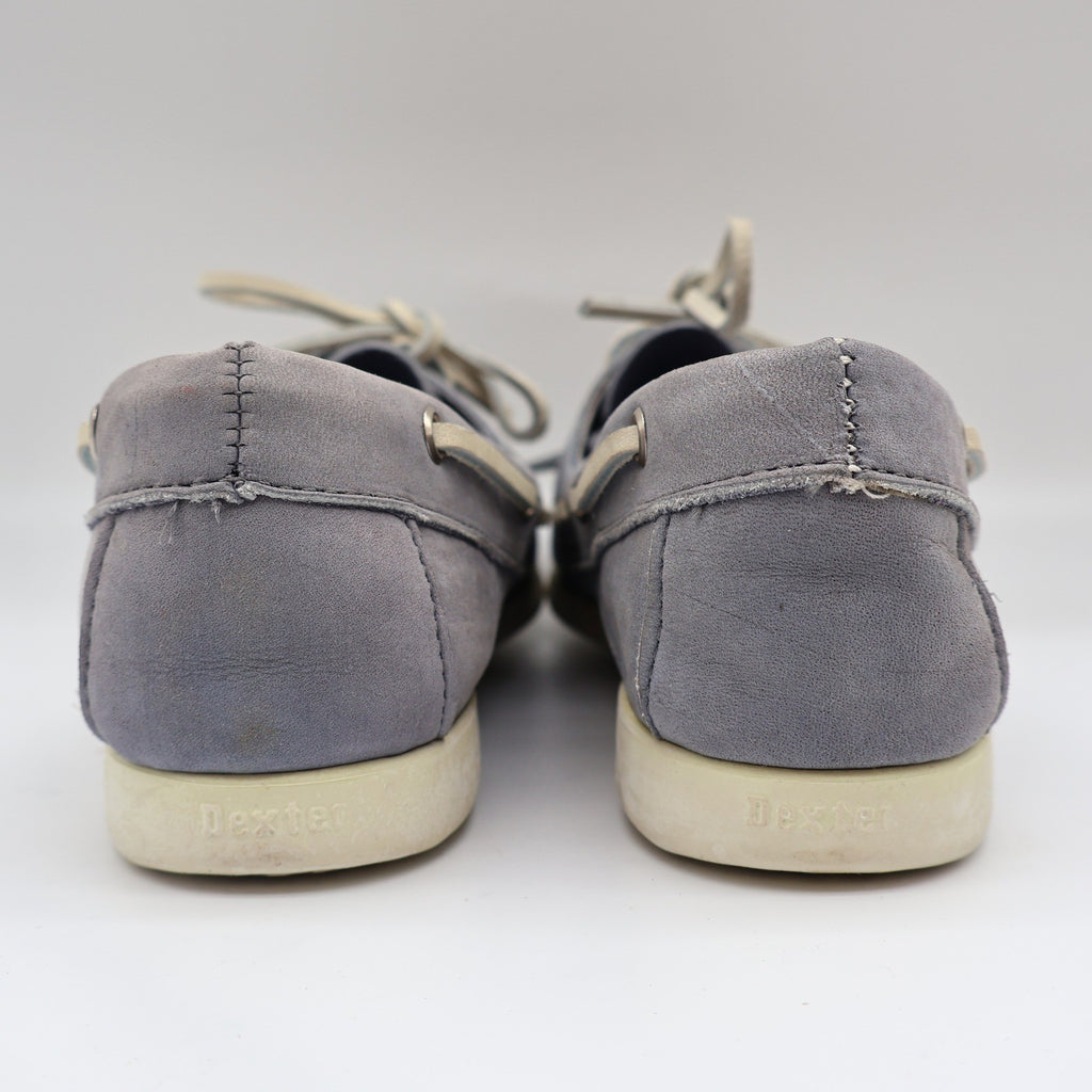 Dexter Boat Shoes Womens 9 Vintage 90s USA Ocean Blue Leather Washables R485-8 - take2supply