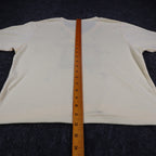 TM Sport by That's Me V-Neck Top Large Vintage Y2K Yellow Floral Embroidered NWT - take2supply