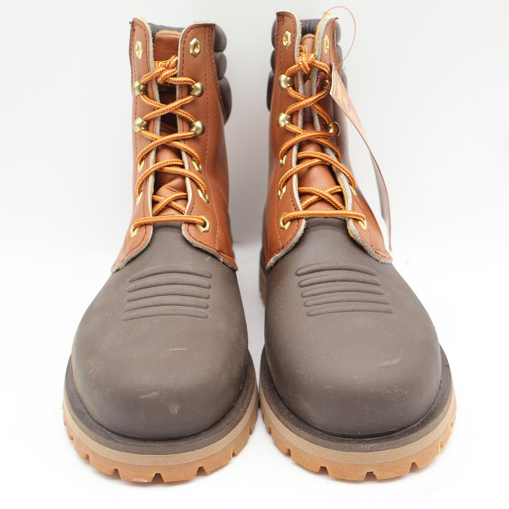 Ranger Insulated Hunting Boots Mens 8M Vintage Brown Leather Rubber Duck Boots - take2supply