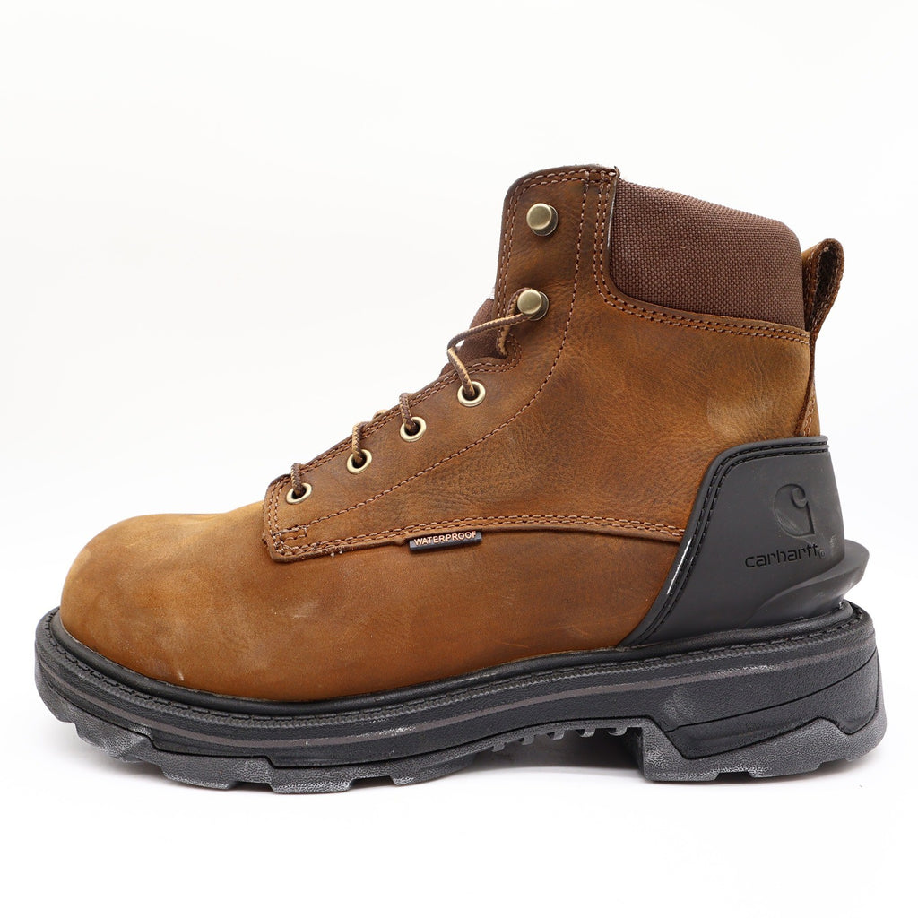 Carhartt Ironwood Work Boot Mens 10W Brown Alloy Toe Waterproof Leather NEW - take2supply