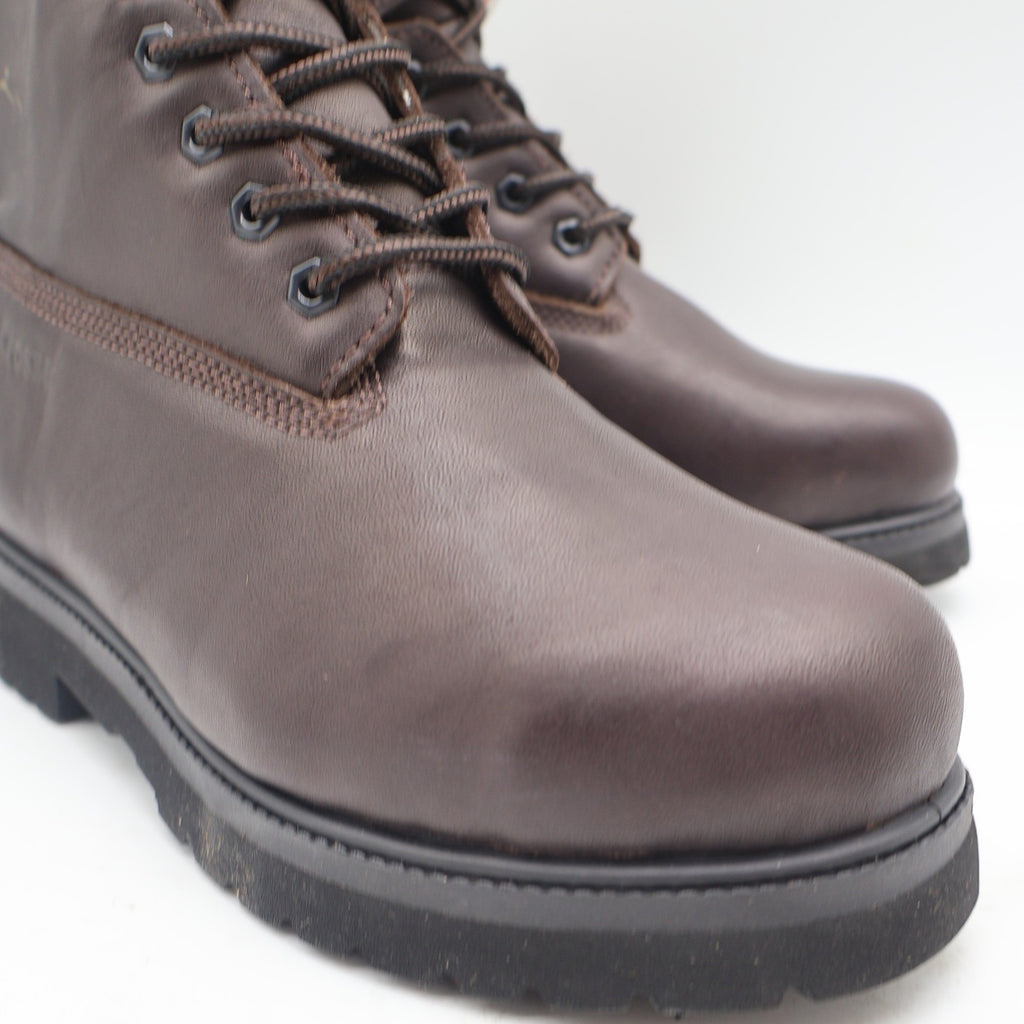 LaCrosse Caribou II Work Boots Mens 8 Vintage Brown Leather Steel Toe Thinsulate - take2supply