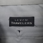 Levi's Travellers Trousers Mens 34x32 Vintage 80s Blue Gray Pleated Deadstock - take2supply