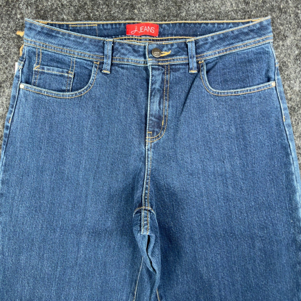 J Jeans Stretch Denim Pants Womens 12 Indigo Blue Premium New With Tags - take2supply