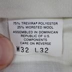 Levi's Travelers Dress Pants Mens 32x32 Vintage 90s Tan Wool Blend Pleated New - take2supply