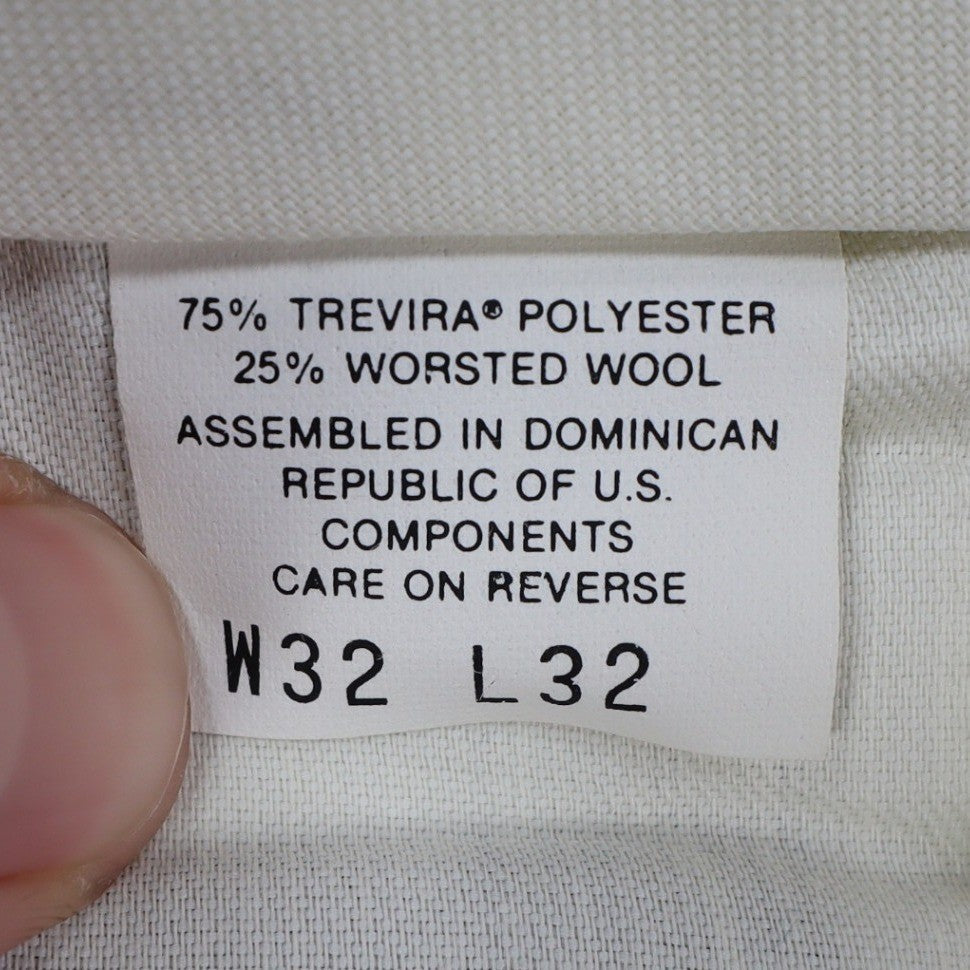 Levi's Travelers Dress Pants Mens 32x32 Vintage 90s Tan Wool Blend Pleated New - take2supply