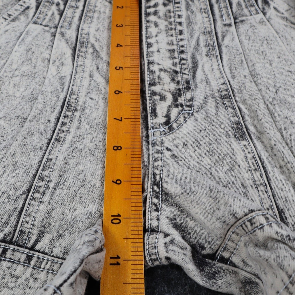 Lee Trekker Shorts Boys 10 Vintage 80s Acid Wash Black Cotton Air Gear NWT 24w - take2supply