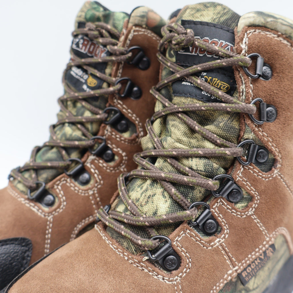 Rocky Outdoor Boots Kids 3M Brown Camo 800g Thinsulate Waterproof FQ0003710 - take2supply