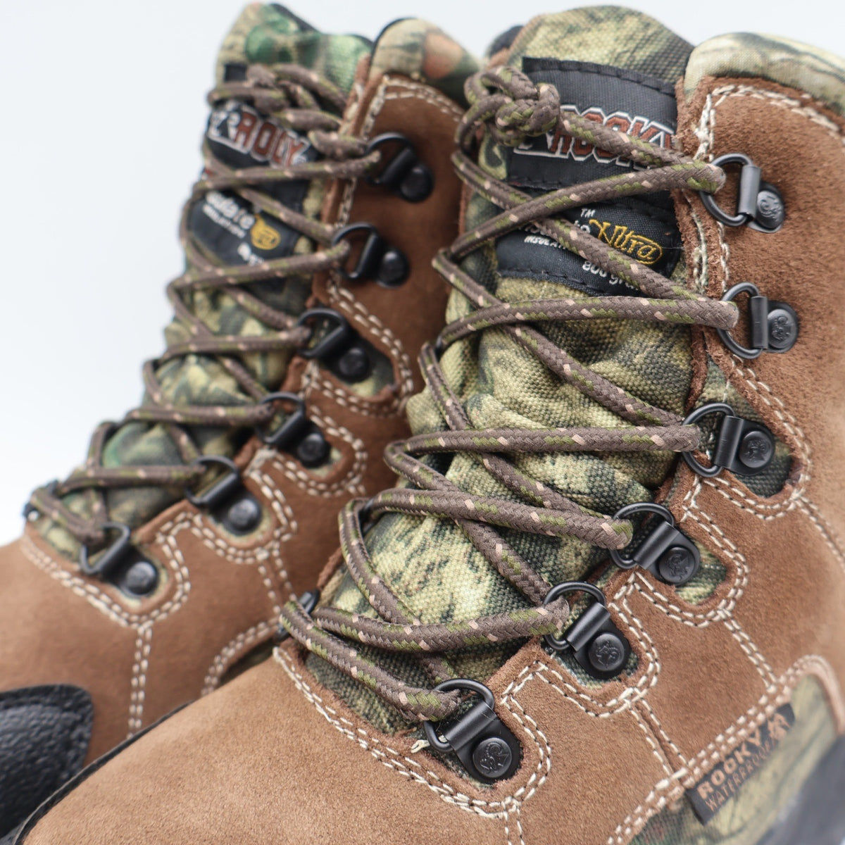 Rocky Outdoor Boots Kids 3M Brown Camo 800g Thinsulate Waterproof FQ0003710 - take2supply
