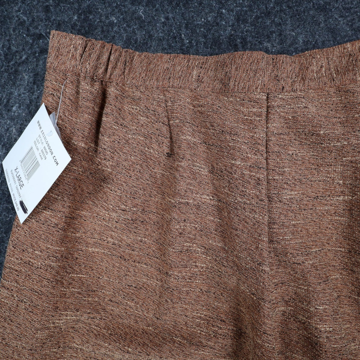 Erin London Pants Womens XL Camel Brown Pleated Straight Leg NWT NOS - take2supply