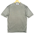 Irvine Park Men's Gray Striped Crew Neck Short Sleeve T-Shirt XL