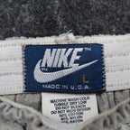 Nike Vintage 80s Shorts Boys L 14-16 Grey Blue Tag Deadstock Made in USA C1054 - take2supply