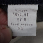 Key Jeans Vintage Womens 27 M Blue Red Embroidered Flare Jeans NWT - take2supply
