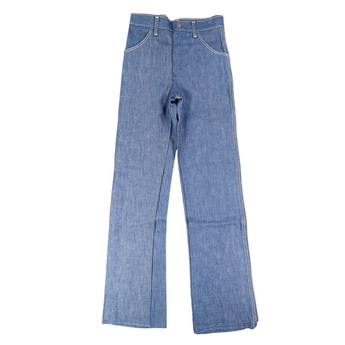 Vintage Young Maverick Jeans Boys 10 Blue Embroidered Straight Leg USA NWT - take2supply