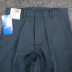 Levi Strauss Action Slacks Mens 33x30 Vintage 2001 Navy Blue Polyester Pants NWT - take2supply