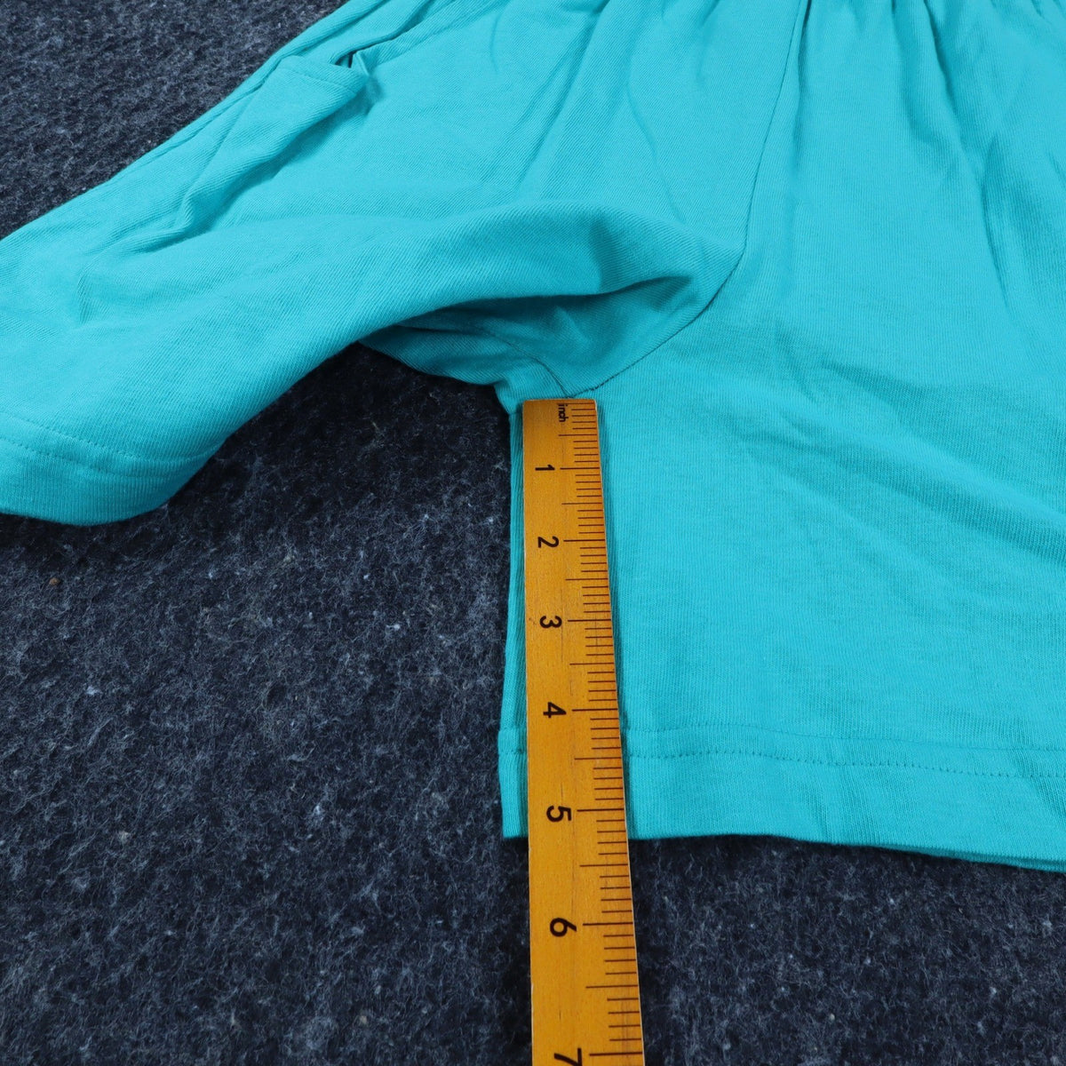 Hang Ten Shorts Womens XS Vintage 90s Teal Green Cotton Knit Made in USA NWT - take2supply