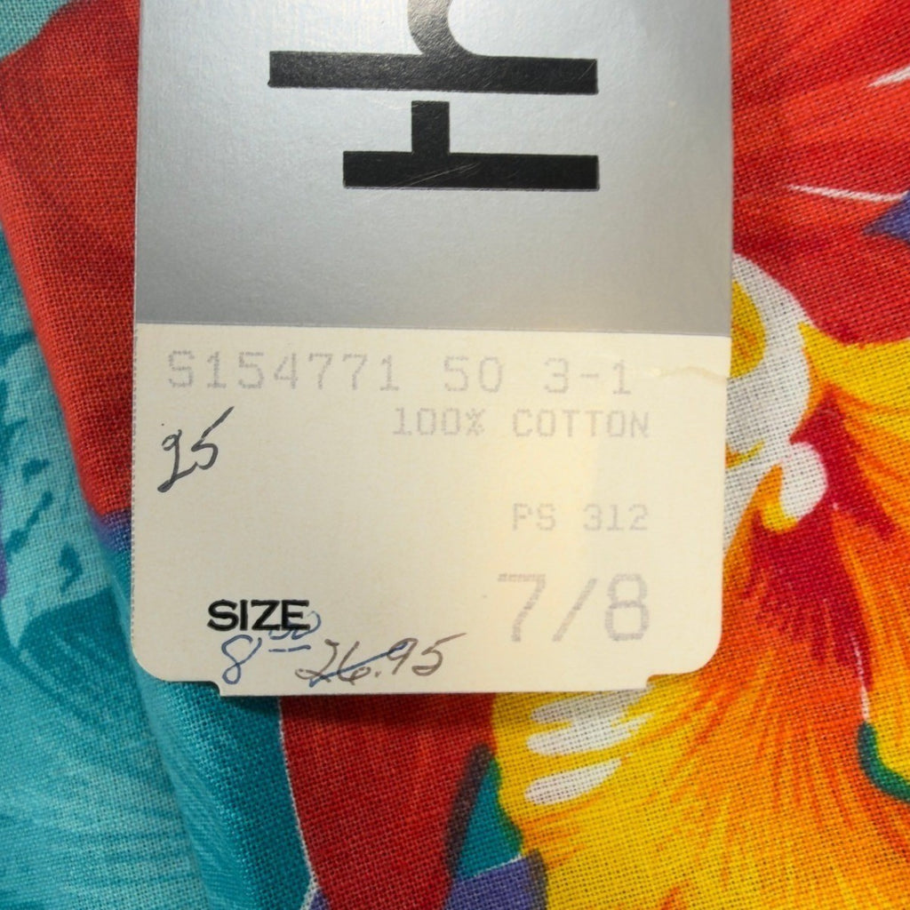 Vintage That's Me! Floral Shorts Womens 7/8 90s Hawaiian Tropical Cotton NWT USA - take2supply