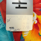 Vintage That's Me! Floral Shorts Womens 7/8 90s Hawaiian Tropical Cotton NWT USA - take2supply