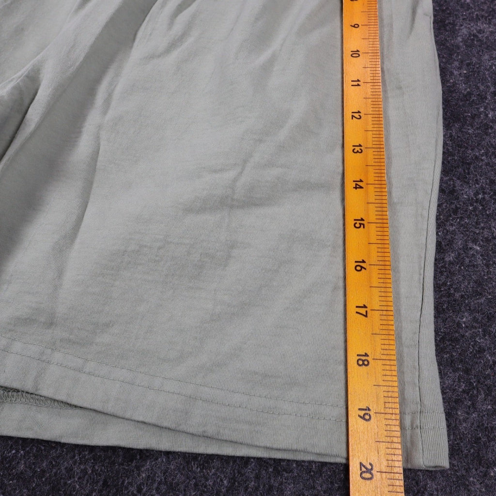 One Way Design Limited Shorts Womens Medium Vintage 90s Sage Green Cotton USA - take2supply