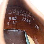 Walker Adirondack Oxford Shoes Mens 7.5 D Vintage Brown Leather Made in USA NOS - take2supply