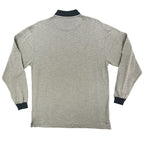 Winner Mate Vintage 90s Knit Polo Shirt Mens M Tan Black Mercerized Cotton NWT - take2supply