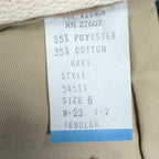 Toddy Winks Vintage 70s Twill Shorts Boys 6 Khaki Cotton Blend NWT - take2supply