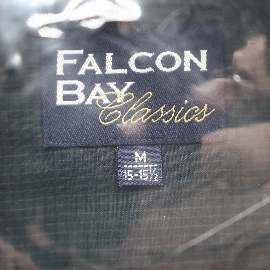 Falcon Bay Classics Shirt Mens M Dark Green Check Button Down Collar NWT Korea - take2supply