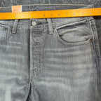 Levi's 501 Original Fit Jeans Mens 32x36 Gray Denim Straight Leg NWT C109 - take2supply
