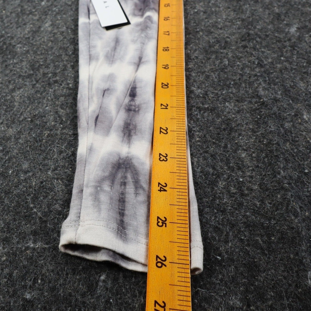 Tribal Cardigan Womens Small Gray Tie Dye Open Front Lightweight Jersey Knit NEW - take2supply