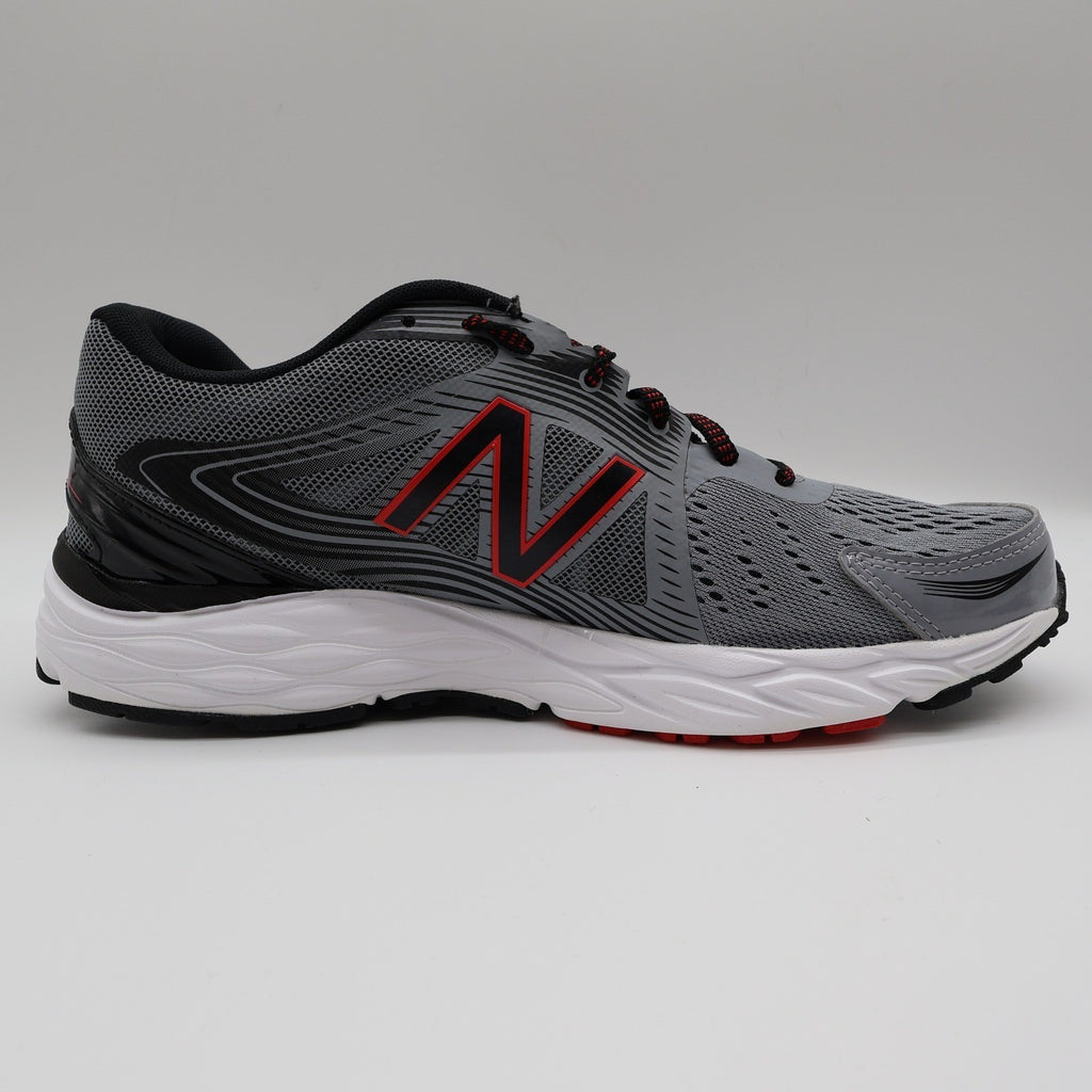 New Balance 680v4 Running Shoes Mens 10 Grey Red M680LG4 Techride ABZORB - take2supply