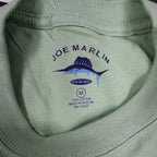 Joe Marlin Pocket T-Shirt Mens Medium Green Cotton Embroidered Logo JMKS-1869 - take2supply