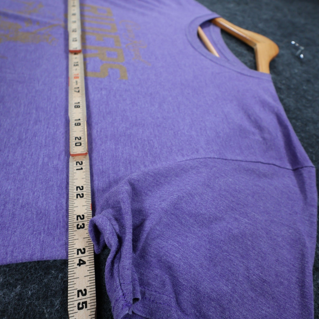 Crown Royal T-Shirt Mens XL Purple Heathered Riders Rodeo Graphic Tee - take2supply