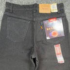 Levi's Vintage 90s 550 Relaxed Jeans Student 30x32 Black Made in USA NWT C100 - take2supply