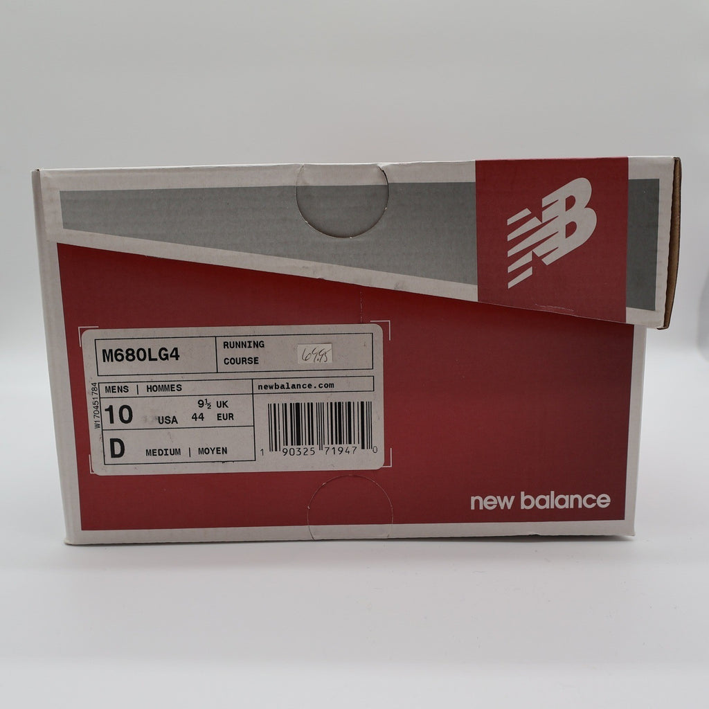 New Balance 680v4 Running Shoes Mens 10 Grey Red M680LG4 Techride ABZORB - take2supply