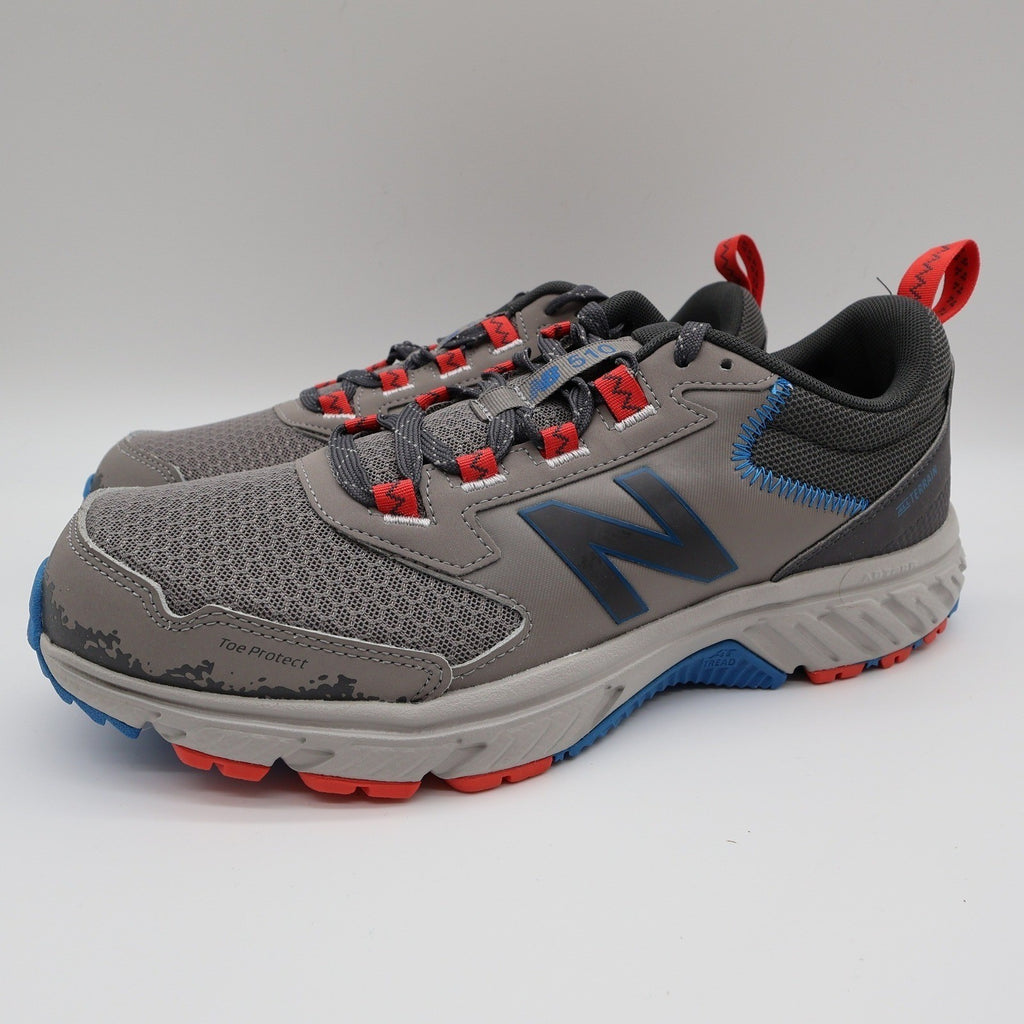 New Balance 510v5 Trail Running Shoes Mens 9.5 Grey MT510LG5 All Terrain - take2supply