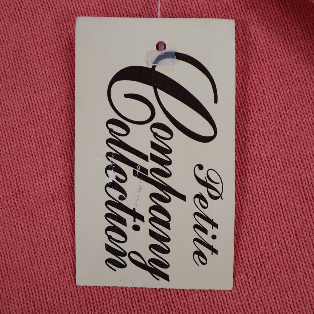 Company Collection Tank Top Women Petite S Coral Pink Knit Shell USA Made NWT - take2supply