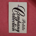 Company Collection Tank Top Women Petite S Coral Pink Knit Shell USA Made NWT - take2supply