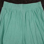 Silhouettes by Kathy Shorts Womens M Vintage 90s Aqua Green Cotton Blend USA - take2supply