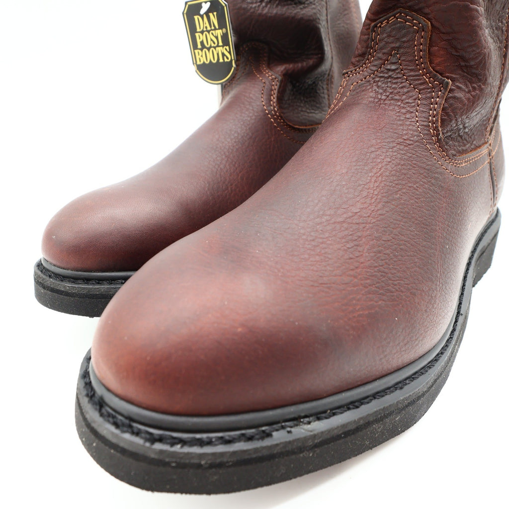 Dan Post Briar Oily Pull On Boots Mens 12D Brown Leather NWT DP69622 - take2supply