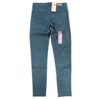 Levi's Vintage 80s Sateen Legging Girls 10 Reg Teal Cotton Slim Stretch NOS - take2supply