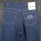 Maverick Straight Leg Jeans Boys 14 Regular Vintage 70s Blue Deadstock USA Made - take2supply