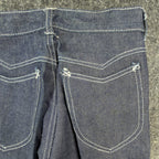 California Babe Jeans Womens 7 Blue Cotton High Waist Flare Vintage 70s - take2supply