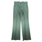 Maverick 70s Vintage Flare Trousers Mens 30x32 Green Polyester NWT Deadstock - take2supply