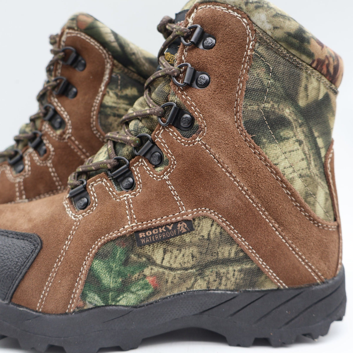 Rocky Outdoor Boots Kids 3M Brown Camo 800g Thinsulate Waterproof FQ0003710 - take2supply
