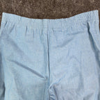 Donnkenny Vintage 90s Shorts Womens 8 Blue Elastic Waist Drawstring NWT - take2supply
