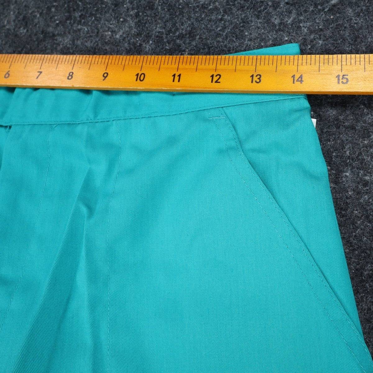 Jantzen Shorts Mens 32 Vintage 90s Teal Green Poly Cotton Deadstock 1M550 - take2supply